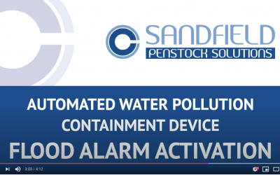 Automated Pollution Containment Device – Flood Alarm Activation